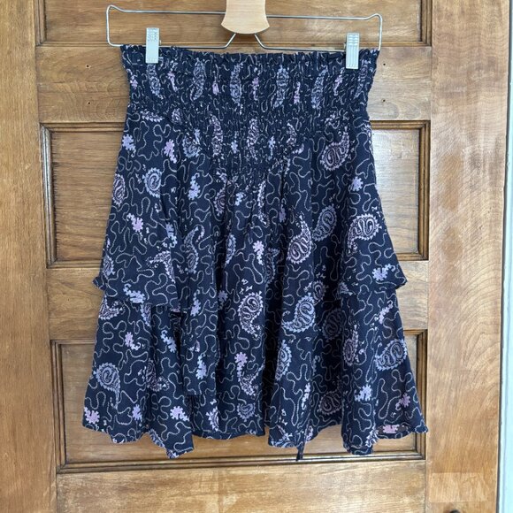 NWOT! Isabel Marant Etoile Paisley Handkerchief Mini Skirt - 36/S - Picture 1 of 9